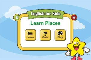 Learn Places in English Cartaz