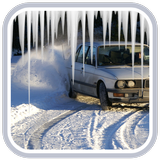 Car Drift Real Snowy Mountains icône