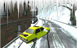 Car Drift Real Snowy Mountains captura de pantalla 1