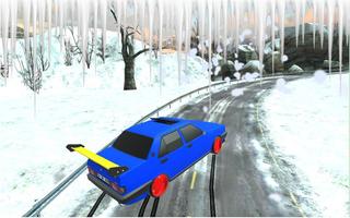 Car Drift Real Snowy Mountains Screenshot 2