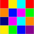 Colored Puzzle 2048