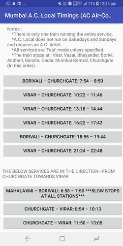 Mumbai Ac Local Timetable A C Air Conditioned For Android Apk Download Timetables for stop and route number timetables and auckland regional guides. apkpure com