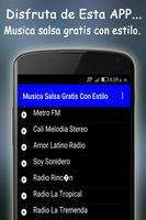 Musica Salsa Gratis Con Estilo الملصق