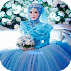 Moslemisches Hochzeitskleid