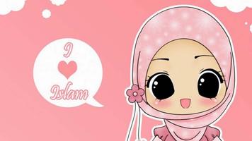 Muslimah phim hoạt hình hình nền bài đăng