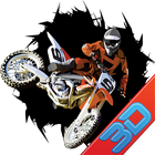 Motocross 3D Zeichen