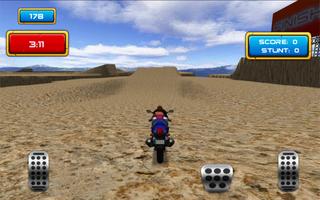 公路摩托车游戏3D 截图 2