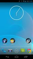 Kitkat Clock Widget Affiche