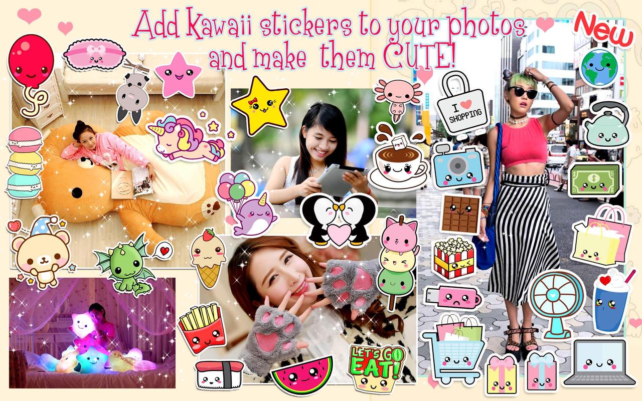 Edit Foto Kawaii Stiker Untuk Foto Lucu For Android APK Download