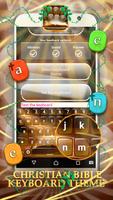 Christian Bible Keyboard Theme الملصق