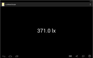 LuxMeter Simple capture d'écran 3
