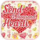 My hearts: Send a thousand hearts icon
