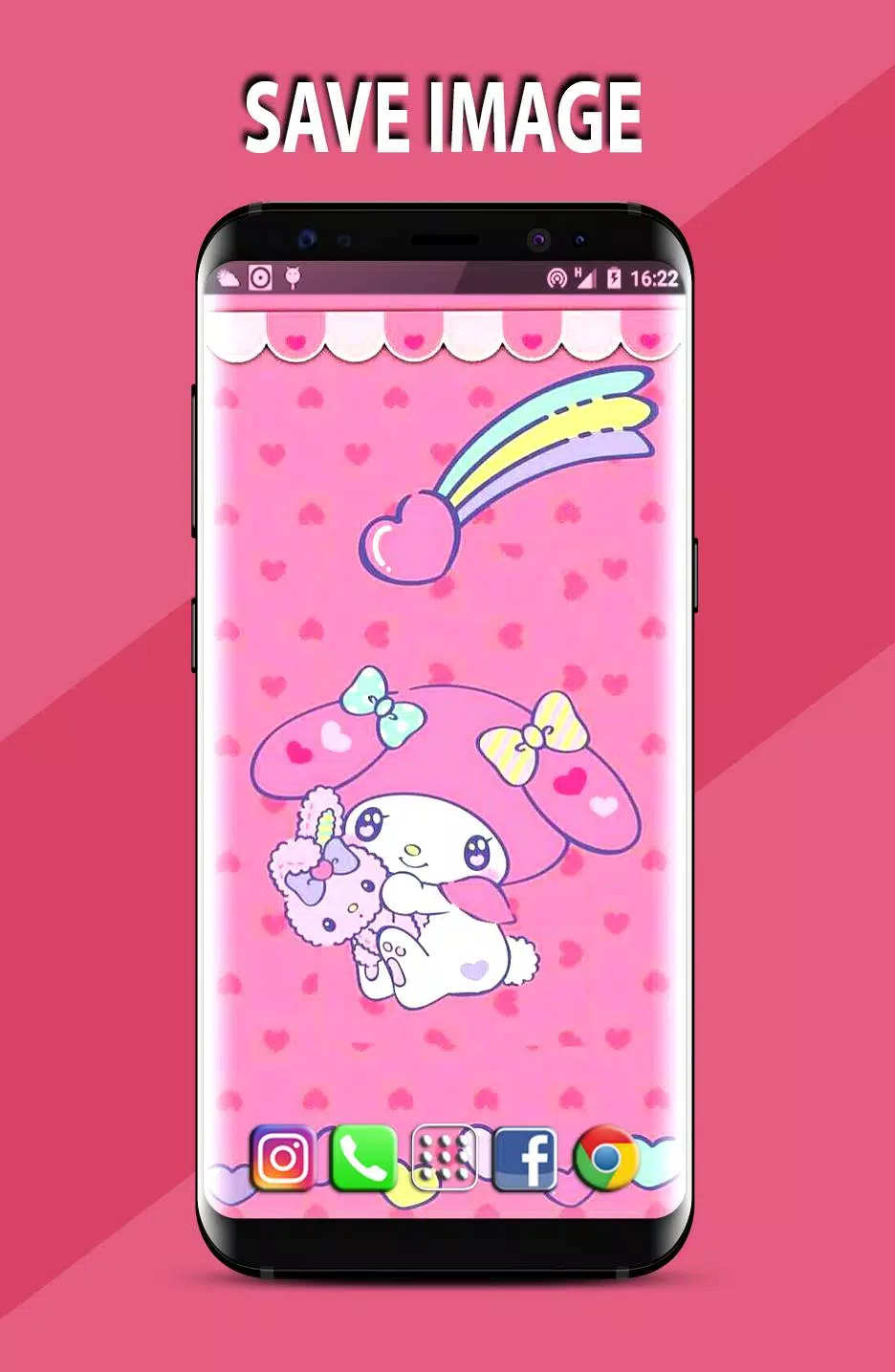 photos pink icon my melody  Hello kitty iphone wallpaper, Ios app
