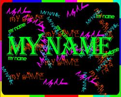 My Name Multi Affiche