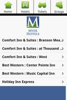 Myer Hotels - Branson Missouri स्क्रीनशॉट 1