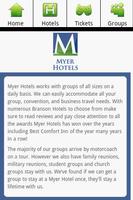 Myer Hotels - Branson Missouri स्क्रीनशॉट 2