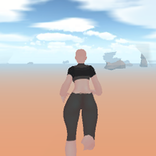 Runner Adventure in desert