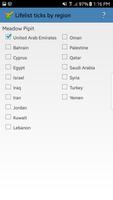 Middle East Birding Checklist 截圖 2