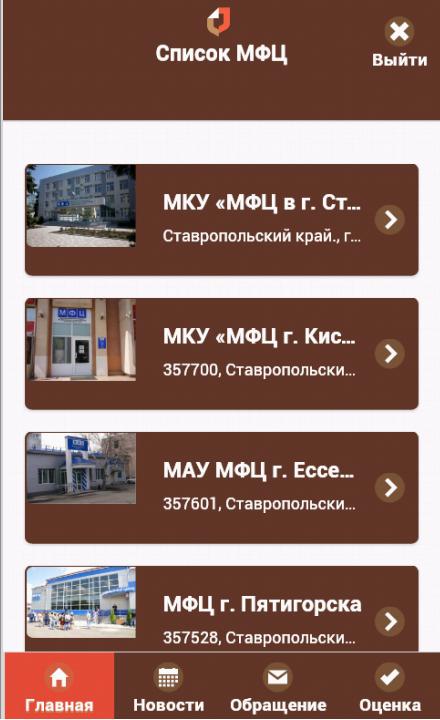 Сайт мфц ставропольского края