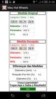 VistoKit calculadora de rodas 스크린샷 3