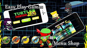 Turtles Fighting Ninja Games Ekran Görüntüsü 2