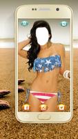 Filles en Bikini Montage Photo Affiche