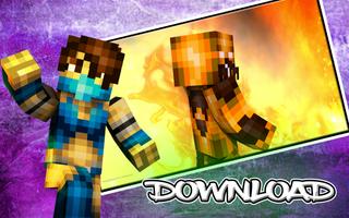 MK Skins for Minecraft PE Poster