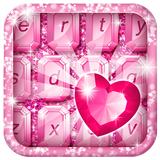 Diamond Glitter Keyboard Theme icône