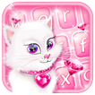 Diamante Rosa Teclado Fofinho