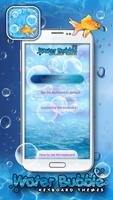 Water Bubble Keyboard Themes poster