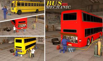 Bus Mechanic Workshop Plakat