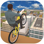 rooftop bicycle Simulator icon