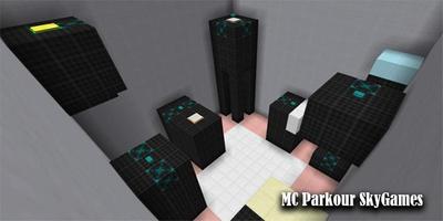 Map MC Parkour SkyGames Minecraft capture d'écran 1