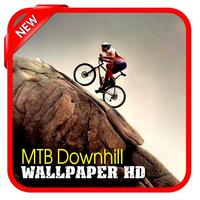 MTB Downhill Wallpaper HD Plakat