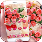 Pink Rose Valentine Theme icône