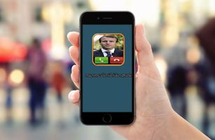 macron caller id faker prank Plakat