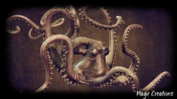 Octopus Wallpaper Affiche