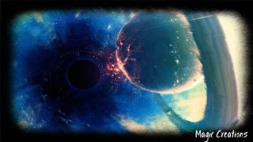 برنامه‌نما Black Hole Wallpaper عکس از صفحه