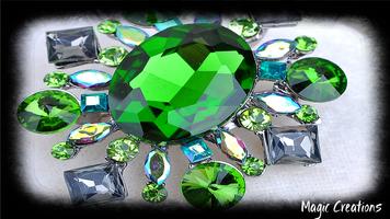 Emerald Crystal Wallpaper syot layar 3