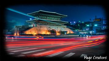 Seoul South Korea Wallpaper Affiche