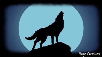 Wolf Moon Wallpaper plakat