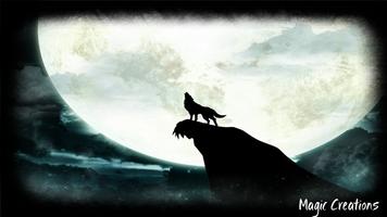 Wolf Moon Wallpaper captura de pantalla 1