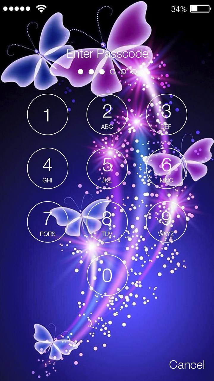 Hãy cùng chiêm ngưỡng màn hình khóa Neon Purple Glitter Galaxy Butterfly đầy sắc màu và lấp lánh như những ánh sao trong vũ trụ. Chỉ cần một cái nhìn là các bạn sẽ bị thu hút bởi vẻ đẹp tuyệt vời của loài bướm tinh nghịch.