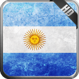 Argentina Flag Wallpaper ไอคอน