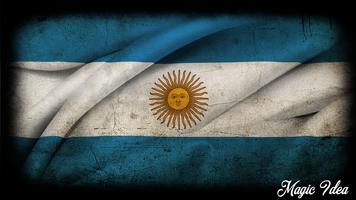 Argentina Flag Wallpaper capture d'écran 1