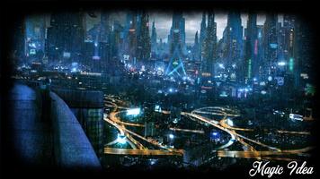 Future City Wallpaper capture d'écran 2