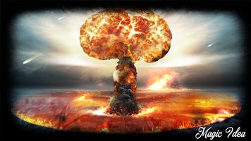 Nuclear Explosion Wallpaper imagem de tela 1
