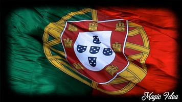 Portugal Flag Wallpaper Affiche