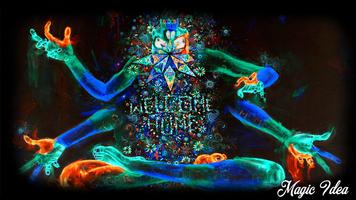 Psychedelic Wallpaper Affiche