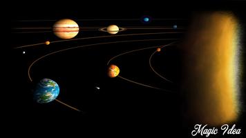 Solar System Wallpaper Affiche